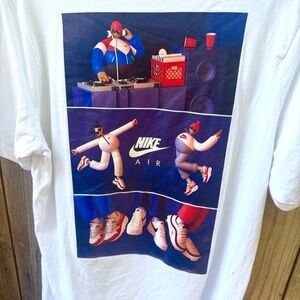 Nike Air White Tee with Graphic Print
